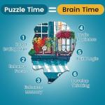 500 Pieces Puzzles for Adults,Cozy Fall & Winter Jigsaw Puzzle for Teens,500-Piece Autumn & Winter Scenery, Perfect for Seasonal Vibes,Challenging Family Game Great Gifts for Family Friends,20.5*15In