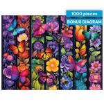 Buffalo Games - Bigelow Illustrations - Flowers and Flyers - 1000 Piece Jigsaw Puzzle for Adults -Challenging Puzzle Perfect for Game Nights - Finished Size is 26.75 x 19.75