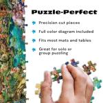 Buffalo Games - Aimee Stewart - Merry Mushroom Village Picnic - 1000 Piece Jigsaw Puzzle for Adults -Challenging Puzzle Perfect for Game Nights - Finished Size is 26.75 x 19.75