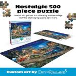 Buffalo Games - Days to Remember - Autumn Memories - 500 Piece Jigsaw Puzzle For Adults - Challenging Puzzle Perfect for Game Nights - 500 Piece Finished Size Is 21.25 x 15.00