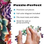 Buffalo Games - James Mertke - Simple Succulent - 1000 Piece Jigsaw Puzzle For Adults - Challenging Puzzle Perfect for Game Nights - Finished Puzzle Size is 26.75 x 19.75