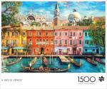 Buffalo Games - Dominic Davison - A Day in Venice - 1500 Piece Jigsaw Puzzle for Adults -Challenging Puzzle Perfect for Game Nights - Finished Size is 38.50 x 26.50