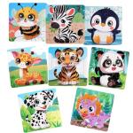Wooden Puzzles for Toddlers 2-4, 9 Pieces Jigsaw Puzzles for Kids Ages 3-5, Toddler Toys for 2-4 Preschool Learning Activities, Learning & Educational Toys for Boys and Girl