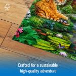 Wonder Forge Tiger Family 1000 Piece Jigsaw Puzzle for Adults | Unique, Perfectly-Fitting Pieces | Fun, Vibrant Imagery | Amazon Exclusive