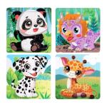 Wooden Puzzles for Toddlers 2-4, 9 Pieces Jigsaw Puzzles for Kids Ages 3-5, Toddler Toys for 2-4 Preschool Learning Activities, Learning & Educational Toys for Boys and Girl