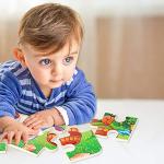 Wooden Puzzles for Toddlers 2-4, 9 Pieces Jigsaw Puzzles for Kids Ages 3-5, Toddler Toys for 2-4 Preschool Learning Activities, Learning & Educational Toys for Boys and Girl
