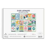 Galison Ever Upward – 1000 Piece Puzzle Fun and Challenging Activity with Bright and Bold Artwork of Vintage Style Flower Seed Packets for Adults and Families