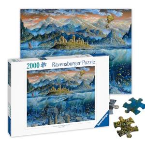 Ravensburger - Wisdom Whale - 2000 Piece Jigsaw Puzzle - Stunning Undersea World - Beautifully Illustrated Whales and Underwater Treasures - Premium Quality - Ideal Gift - Puzzles for Adults