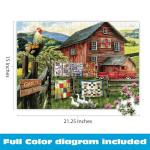 Buffalo Games - Tom Wood - A Little Bit of Heaven - 500 Piece Jigsaw Puzzle for Adults -Challenging Puzzle Perfect for Game Nights - Finished Size is 21.25 x 15.00