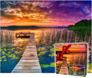 Puzzles for Adults 1000 Pieces - 20x30 in HD Quality Landscape 1000 Piece Puzzle for Adults & Families | Sturdy 2mm Adult Puzzle Pieces | 8 Jigsaw Puzzles Saver Sheets & Full-Sized 1:1 Poster Included