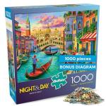 Buffalo Games - Image World - Sights of Venice - 1000 Piece Jigsaw Puzzle for Adults -Challenging Puzzle Perfect for Game Nights - Finished Size is 26.75 x 19.75