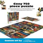 Buffalo Games - Charles Wysocki - Frederick the Literate - 750 Piece Jigsaw Puzzle Multicolor, 24"L X 18"W