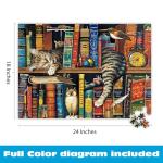Buffalo Games - Charles Wysocki - Frederick the Literate - 750 Piece Jigsaw Puzzle Multicolor, 24"L X 18"W
