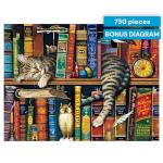 Buffalo Games - Charles Wysocki - Frederick the Literate - 750 Piece Jigsaw Puzzle Multicolor, 24"L X 18"W