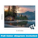 Buffalo Games - Chuck Black - Lakeside Heaven - 500 Piece Jigsaw Puzzle for Adults -Challenging Puzzle Perfect for Game Nights - Finished Size is 21.25 x 15.00