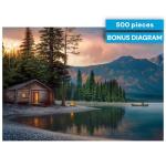 Buffalo Games - Chuck Black - Lakeside Heaven - 500 Piece Jigsaw Puzzle for Adults -Challenging Puzzle Perfect for Game Nights - Finished Size is 21.25 x 15.00