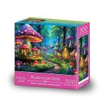 Majestic Value Brand 500 Piece Adult Puzzle of a Mystical Mushroom Fantasy Village