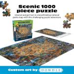 Buffalo Games - Dowdle - National Parks Map - 1000 Piece Jigsaw Puzzle for Adults -Challenging Puzzle Perfect for Game Nights - Finished Size is 26.75 x 19.75