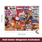 Buffalo Games - Hershey - Hershey Deluxe Collage - 2000 Piece Jigsaw Puzzle for Adults -Challenging Puzzle Perfect for Game Nights - Finished Size is 38.50 x 26.50