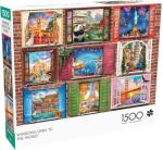 Buffalo Games - Dominic Davison - Windows Open to The World - 1500 Piece Jigsaw Puzzle for Adults -Challenging Puzzle Perfect for Game Nights - Finished Size is 38.50 x 26.50