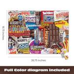 Buffalo Games - Hershey - Hershey's Sweet Collage - 1000 Piece Jigsaw Puzzle for Adults -Challenging Puzzle Perfect for Game Nights - Finished Size is 26.75 x 19.75