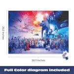 Buffalo Games - Star Wars - SW - You were The Chosen One - 2000 Piece Jigsaw Puzzle for Adults Challenging Puzzle Perfect for Game Nights - Finished Size is 38.50 x 26.50