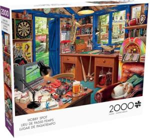 Buffalo Games - Steve Read - Hobby Spot - 2000 Piece Jigsaw Puzzle for Adults -Challenging Puzzle Perfect for Game Nights - Finished Size is 38.50 x 26.50