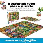 Buffalo Games - Aimee Stewart - Vintage Summer Books - 1000 Piece Jigsaw Puzzle for Adults -Challenging Puzzle Perfect for Game Nights - Finished Size is 26.75 x 19.75