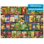 Buffalo Games - Aimee Stewart - Vintage Summer Books - 1000 Piece Jigsaw Puzzle for Adults -Challenging Puzzle Perfect for Game Nights - Finished Size is 26.75 x 19.75