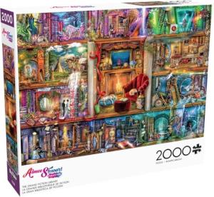 Buffalo Games - Aimee Stewart - The Grand Fiction Library - 2000 Piece Jigsaw Puzzle for Adults -Challenging Puzzle Perfect for Game Nights - Finished Size is 38.50 x 26.50