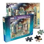 Ravensburger Novel Avenue Puzzle - 2000 Unique Precision-Cut Pieces | Superior Softclick Technology | Anti-Glare Surface | Ideal Gift for Puzzle Enthusiasts