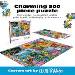 Buffalo Games - Country Life - Songbirds on The Farm - 500 Piece Jigsaw Puzzle