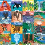 Little Park Ranger 500 Piece Family Puzzle from Mudpuppy - Beautifully Illustrated Portraits of U.S. National Parks, 20" x 20", Provides Hours of Puzzling Fun, Ages 8+, Puzzle Image Insert Included