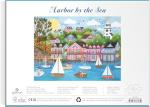 Galison Harbor by The Sea – 1000 Piece Joy Laforme Jigsaw Puzzle Featuring Beautiful Artwork of New England Summer Paradise