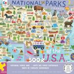 Ceaco - National Parks Map - 500 Piece Jigsaw Puzzle