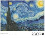 Buffalo Games - Vincent Van Gogh - Starry Night by Vincent Van Gogh - 2000 Piece Jigsaw Puzzle for Adults -Challenging Puzzle Perfect for Game Nights - Finished Size is 38.50 x 26.50