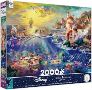 Ceaco - Thomas Kinkade - Disney Dreams Collection - The Little Mermaid - 2000 Piece Jigsaw Puzzle