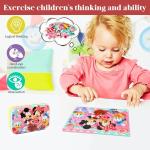 MZZOTOY Puzzles for Kids Ages 4-8, 60 Pieces for Kids Ages 3-5 in a Metal Box Jigsaw Puzzles Girls and Boys Educational Toys Gifts