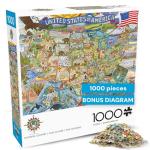 Buffalo Games - Carrie Wagner - Colorful Country - 1000 Piece Jigsaw Puzzle for Adults -Challenging Puzzle Perfect for Game Nights - Finished Size is 26.75 x 19.75