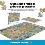 Buffalo Games - Carrie Wagner - Colorful Country - 1000 Piece Jigsaw Puzzle for Adults -Challenging Puzzle Perfect for Game Nights - Finished Size is 26.75 x 19.75