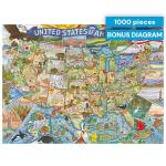 Buffalo Games - Carrie Wagner - Colorful Country - 1000 Piece Jigsaw Puzzle for Adults -Challenging Puzzle Perfect for Game Nights - Finished Size is 26.75 x 19.75