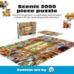 Buffalo Games - Kate Ward Thacker - Our National Parks Collage - 2000 Piece Jigsaw Puzzle for Adults - Challenging Puzzle Perfect for Game Nights - Finished Size is 38.50 x 26.50