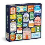 Galison Spot of Tea – 500 Piece Jigsaw Puzzle Featuring Charming Illustrations of A Variety of Tea Packets from Around The World