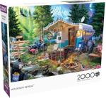 Buffalo Games - Jeff Haynie - Mountain Retreat - 2000 Piece Jigsaw Puzzle for Adults -Challenging Puzzle Perfect for Game Nights - Finished Size is 38.50 x 26.50
