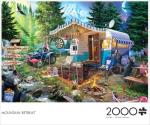 Buffalo Games - Jeff Haynie - Mountain Retreat - 2000 Piece Jigsaw Puzzle for Adults -Challenging Puzzle Perfect for Game Nights - Finished Size is 38.50 x 26.50