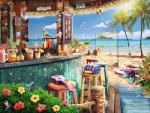 Ravensburger Beach Bar Breezes 1500-Piece Jigsaw Puzzle - Engaging Beach-Themed Artwork | Premium Quality | Perfect Interlocking Fit | Ideal for Adults and Kids Aged 14+