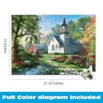 Buffalo Games - Dominic Davison - Little White Chapel - 500 Piece Jigsaw Puzzle for Adults -Challenging Puzzle Perfect for Game Nights - Finished Size is 21.25 x 15.00