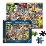 Ravensburger The Dog Walker Puzzle - 1000 Piece Jigsaw | Handcrafted in Germany | Perfect Interlocking Fit | Featuring Artwork by Dean Macadam