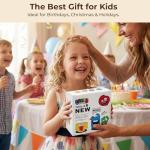 LovesTown 209 PCS Wooden Geometric Pattern Blocks