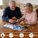 500 Pieces Jigsaw Puzzles for Adults Puzzle Bear Mountain Nature Puzzle for Children Elderly, Recycled Paper Puzzle 500 Pieces, Challenging Puzzle Family Game Great Gift for Friends, 20.5 x 15 Inch